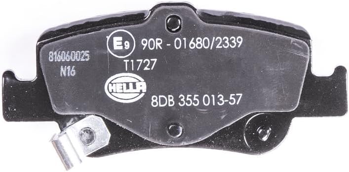 HELLA PAGID 8DB 355 013-571 Bremsbelagsatz - T1727 - Dicke/Stärke: 16mm - Bremssystem: Bosch - mit a