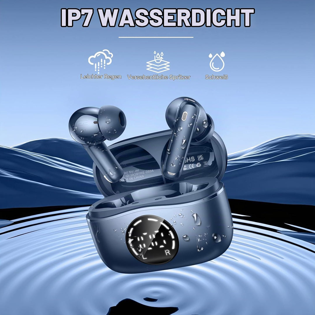 Donerton Bluetooth Kopfhörer, 50 Std Spielzeit In Ear Kopfhörer mit ENC Noise Cancelling, 2026 Kopfh