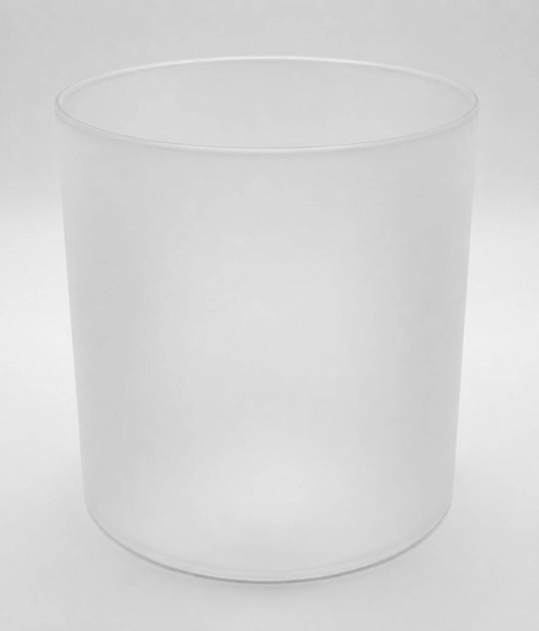 Generisch Ersatzglas 80mm X 80mm für Gaslampen, Weiss Matt
