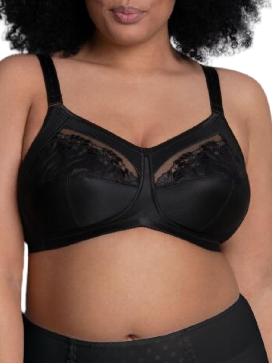 Anita Damen BH (Ohne Bügel), 5448 Entlastungs-BH Safina 70D Schwarz (Schwarz 001), 70D Schwarz (Schw