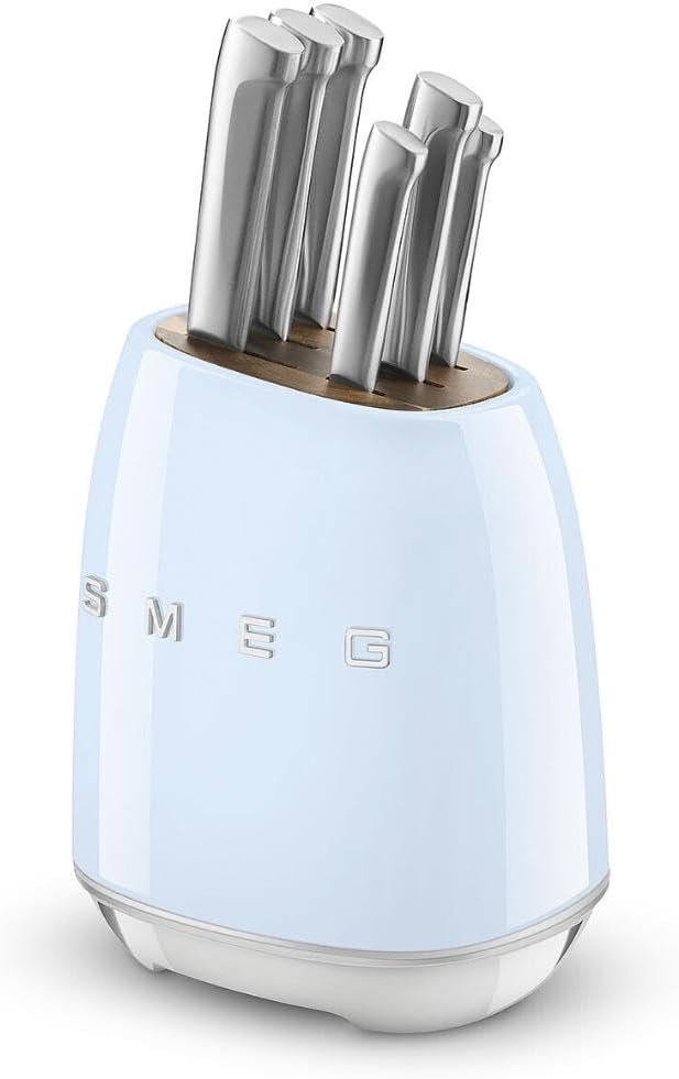Smeg, Messerblock, KBSF02PB, Hellblau, Hellblau