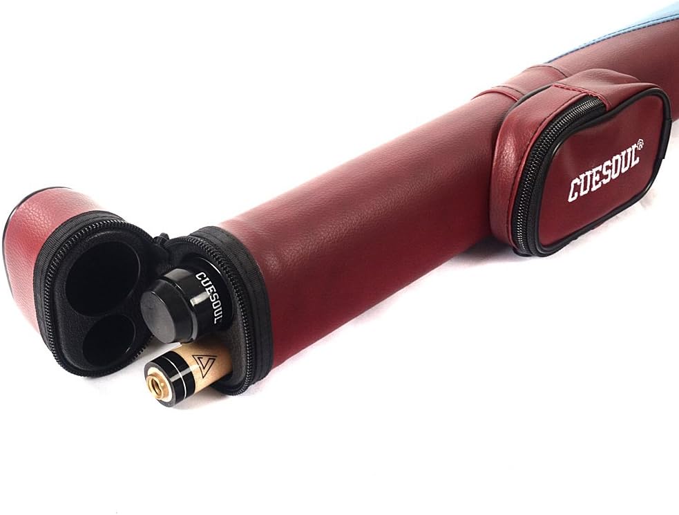 CUESOUL 19 Unzen 1/2 Jointed Maple-Pool Queue mit Etui CSBK005+CASE 13 mm, CSBK005+CASE 13 mm