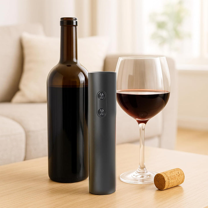 Löwenthal® Elektrischer Korkenzieher für Wein - Öffnet Weinflaschen in 6 Sekunden - Weinöffner Elekt