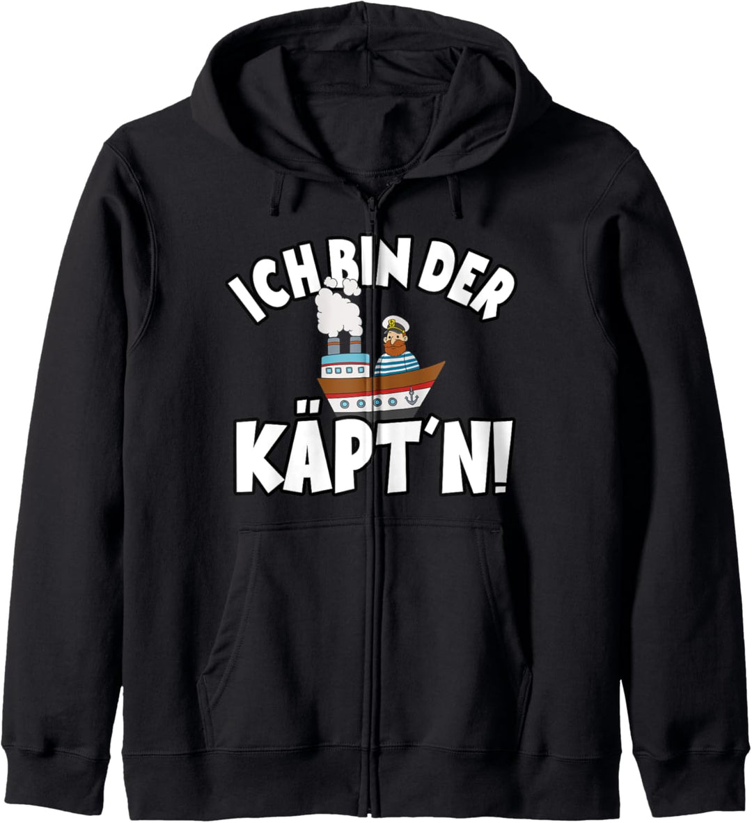 Ich Bin Kapitän für einen Bootsbesitzer Kapitän Kapuzenjacke