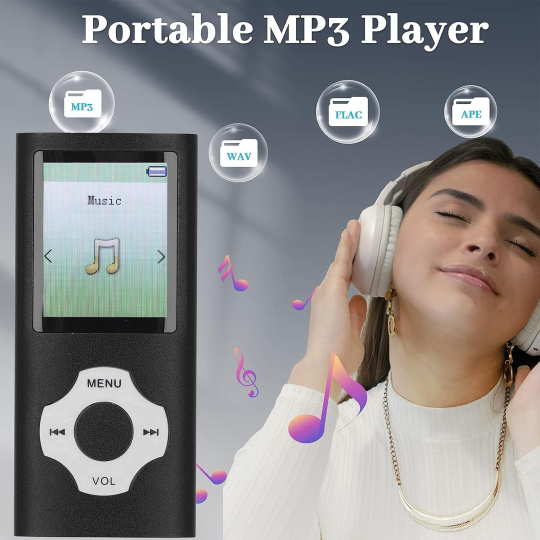 Bewinner MP3 -MP4 -Player mit Bluetooth und WiFi, Tragbarer Verlustfreier Sound MP3, HiFi Sound 1.8i