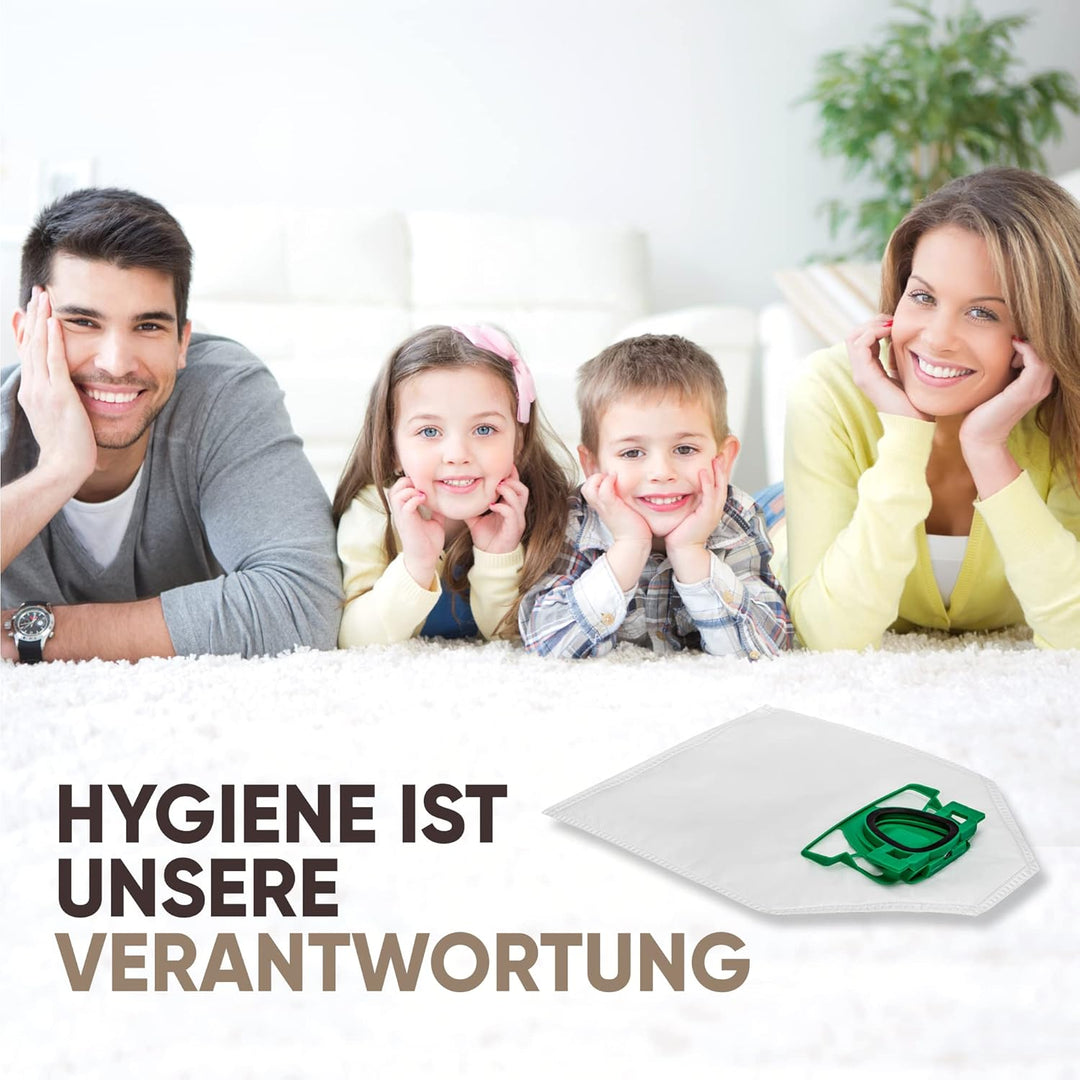 6 Staubsaugerbeutel geeignet für Vorwerk Kobold VK200 FP200 Filtertüten - inklusive Motorschutzfilte