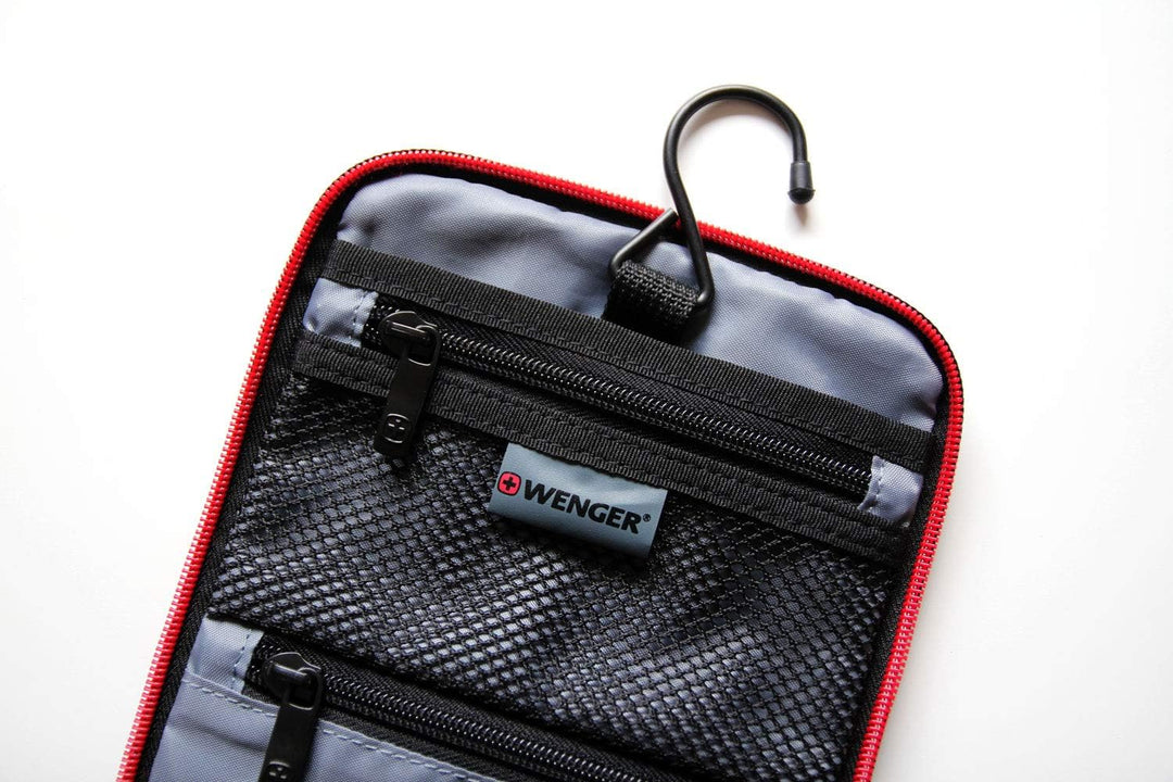 WENGER Reise Kulturtasche zum Aufhängen für Damen und Herren, grosser Kulturbeutel mit 7 Liter Fassu