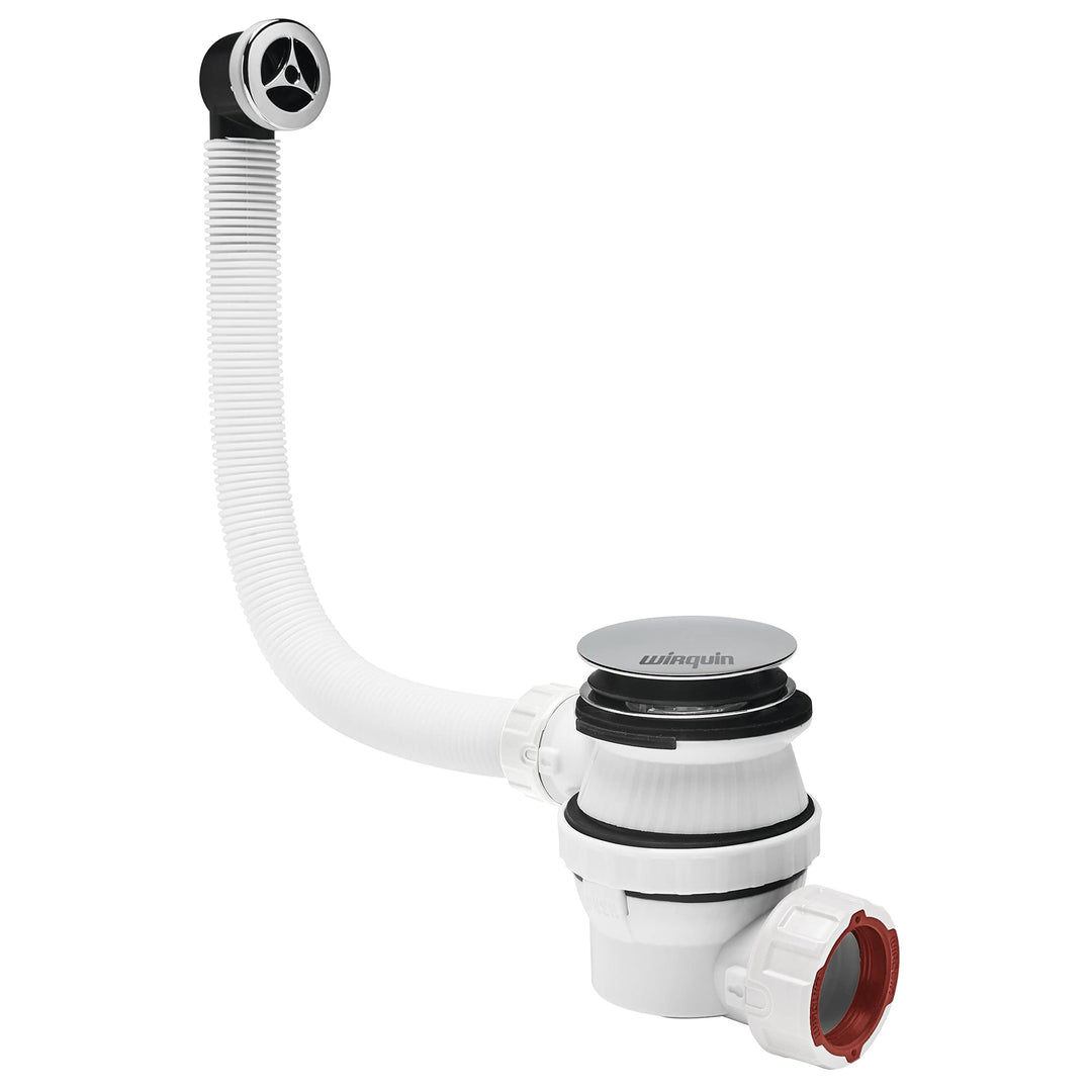 Wirquin 30721533 Komplettset Waschbecken XS Pure Quick Clac mit Überlauf
