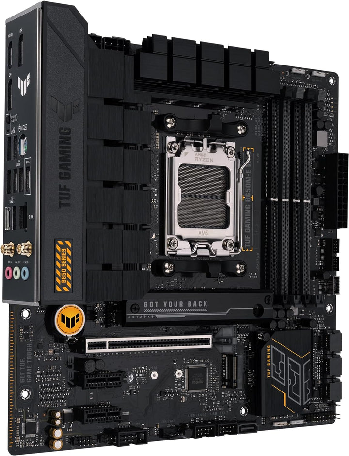 ASUS TUF Gaming B650M-E WiFi Mainboard Sockel AMD AM5 (Ryzen 7000, mATX, PCIe 5.0, DDR5-Speicher, 2,