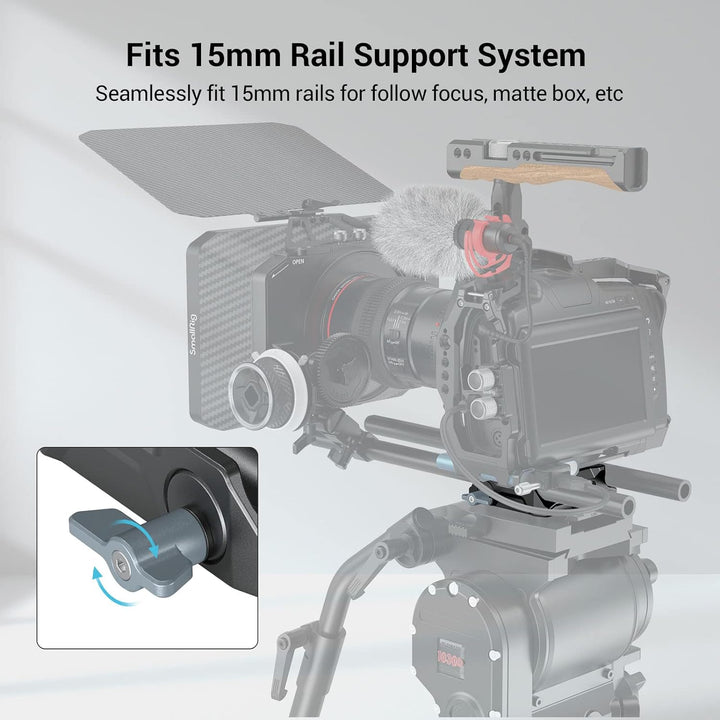 SMALLRIG Universal LWS Baseplate mit Dual 15mm Rod Clamp - 3357