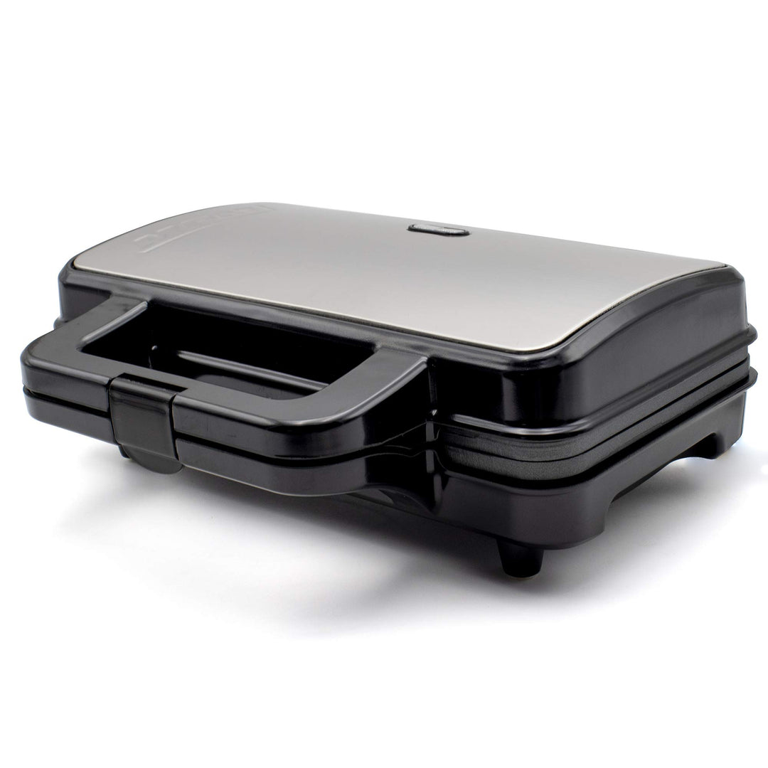 MPM - MOP-20M - Sandwichmaker - Toaster - für 4 dreieckige Sandwiches/Panini - 900 W - Gehäuse aus r