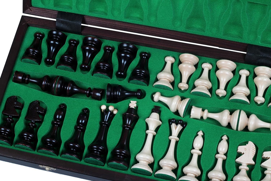 Sunrise Chess | Schach Beskid | Gross | Traditionelles Design | Sorgfältige Verarbeitung | Gut gemah