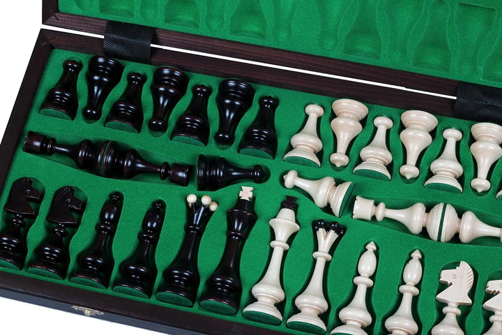 Sunrise Chess | Schach Beskid | Gross | Traditionelles Design | Sorgfältige Verarbeitung | Gut gemah