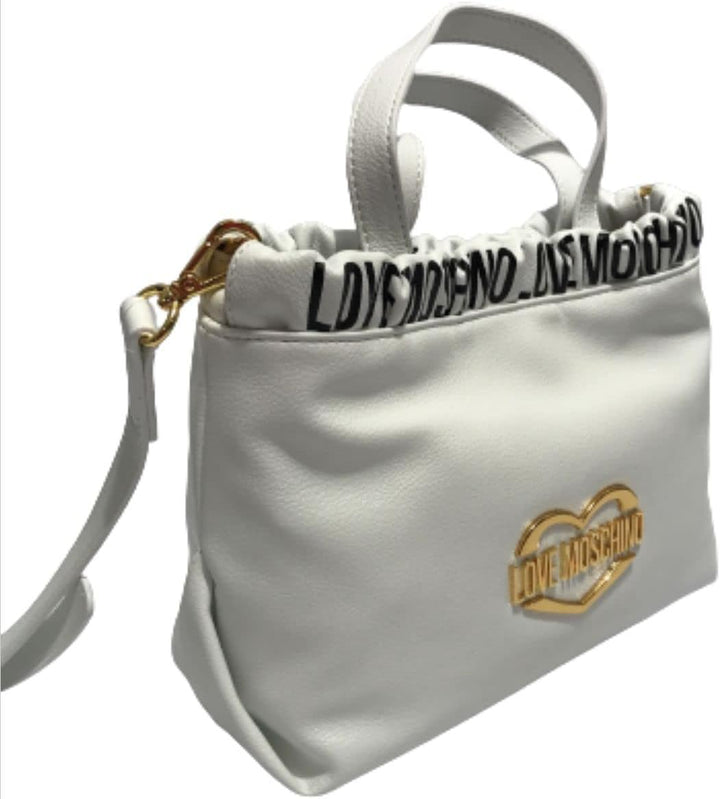 Love Moschino Women's Jc4228pp0gkj1 Handbag, 19X25X10 Weiss, Weiss