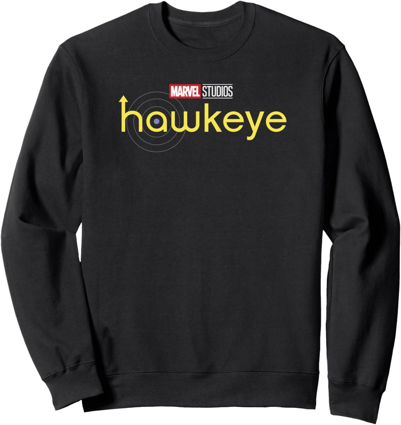 Marvel Hawkeye Yellow Title Logo Sweatshirt