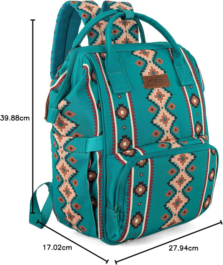 Montana West Wrangler Diaper Bag Backpack Western Baby bag Grün, Grün