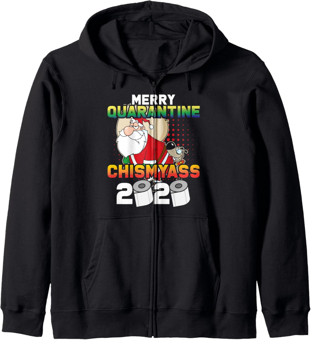 Santa Chismyass - Weihnachtspyjamas 2020 Kapuzenjacke