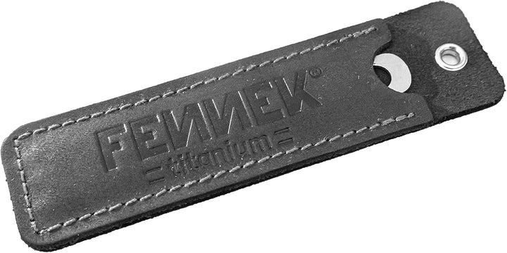 FENNEK Titan Pieker XL | in hochwertigem Lederetui | Made in Germany | Perfekt für Camping, Zelten,