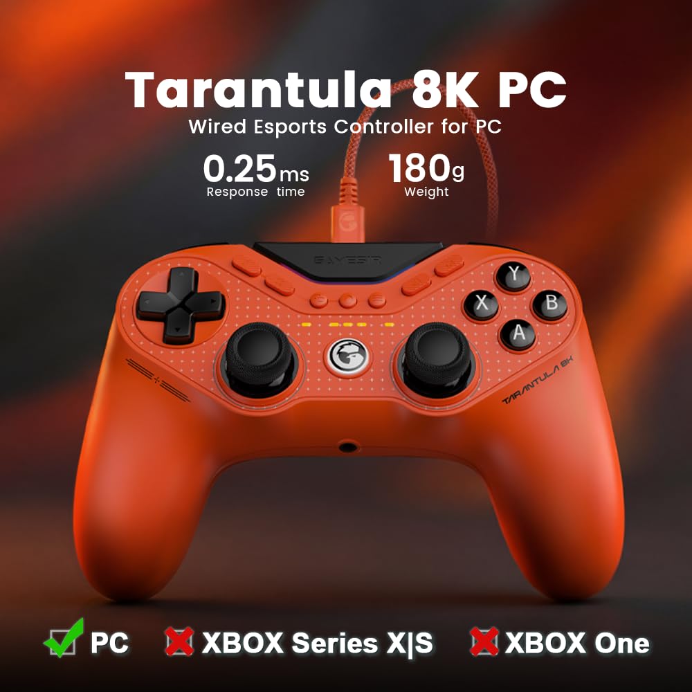 GameSir Tarantula 8K PC Kabelgebundener Esports Controller für PC