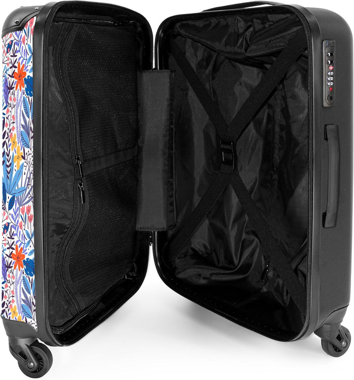NoBoringSuitcases.com® Handgepäck, Hartschalenkoffer mit TSA Schloss, Trolley, Reisekoffer, Carry on