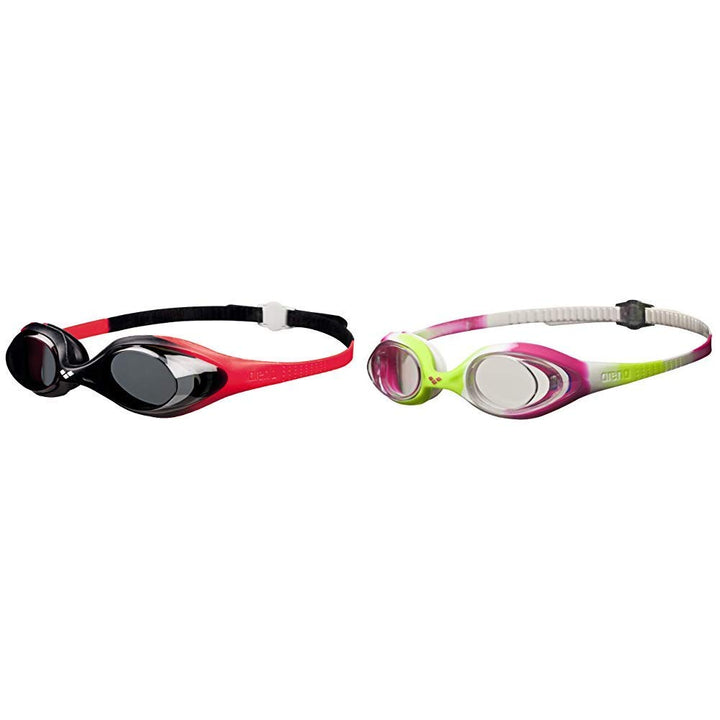 arena Kinder Unisex Training Wettkampf Schwimmbrille Spider Junior (UV-Schutz, Anti-Fog, Harte Gläse