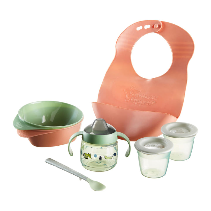 Tommee Tippee Firsttastes Entwöhnungs-Starterset ab 4 Monate,Essschalen und Löffel für Kleinkinder,