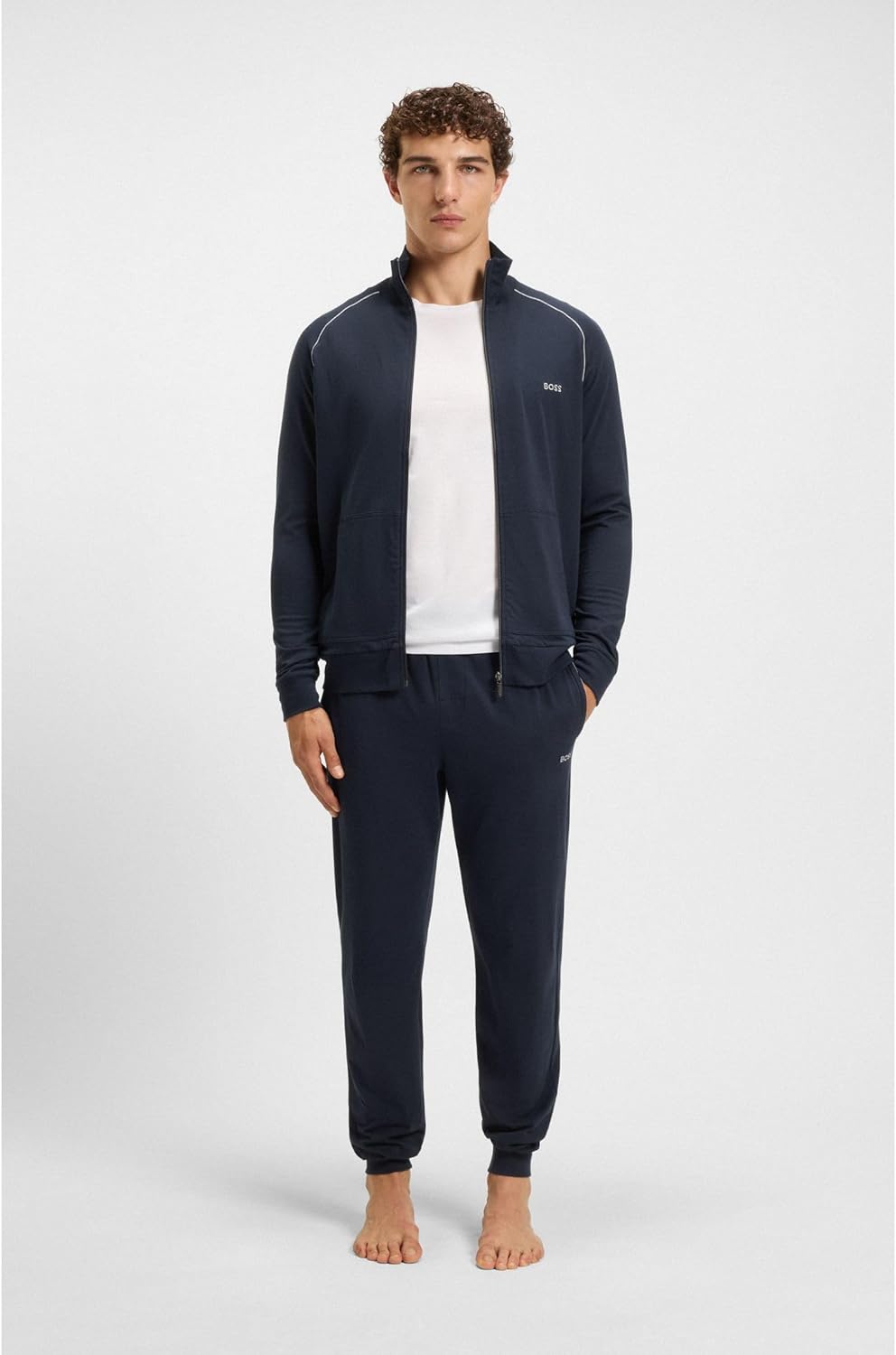 BOSS Herren Mix&Match Loungewear Pant 5XL Dunkelblau403, 5XL Dunkelblau403