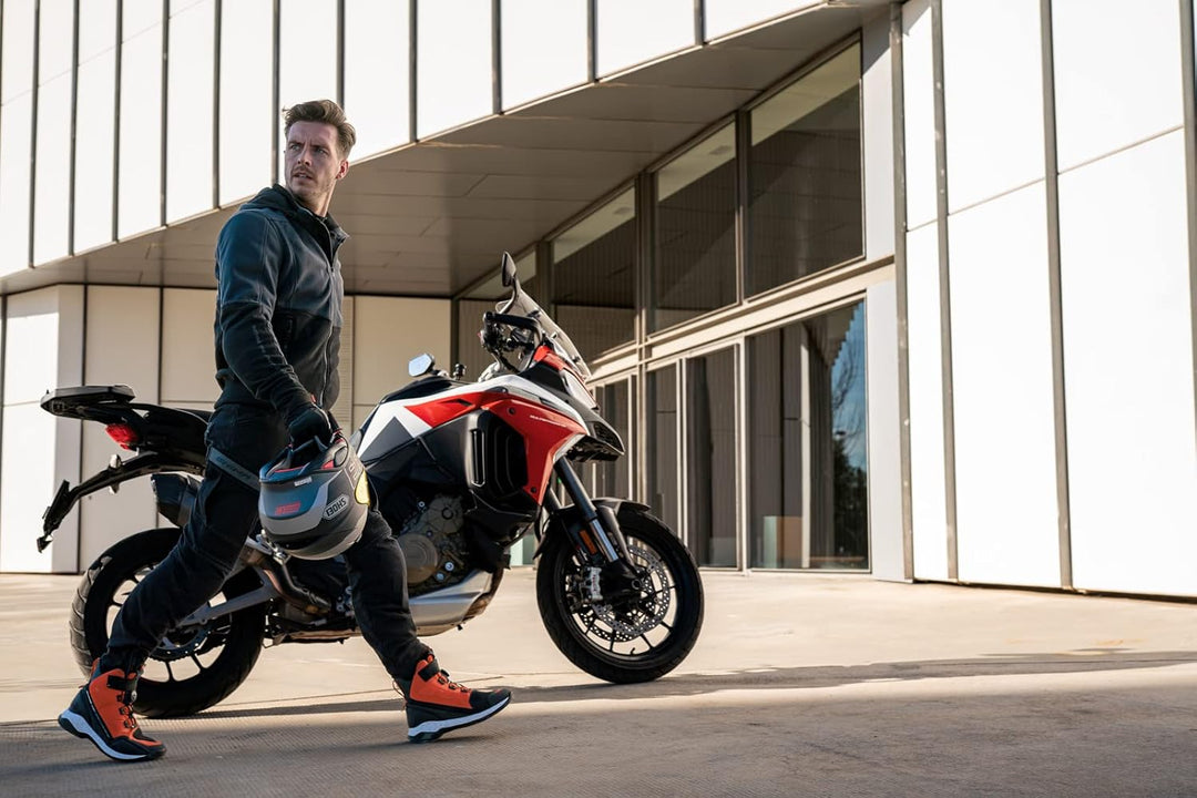 SHIMA DAYBREAKER Motorradhoodie Herren und Damen - Motorrad Kaputze Hoodie mit Protektoren Jacke Kap