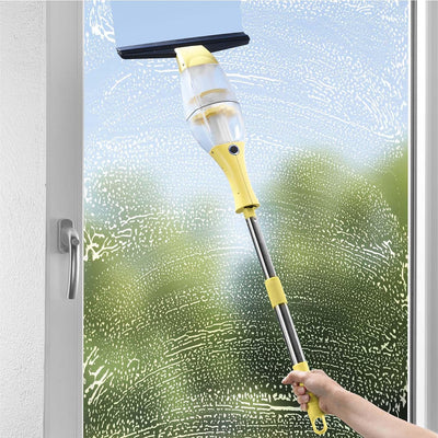 CLEANmaxx Akku-Fensterreiniger | Streifenfreie Sauberkeit | z.B. für Fenster, Fliesen, Spiegel | Kei