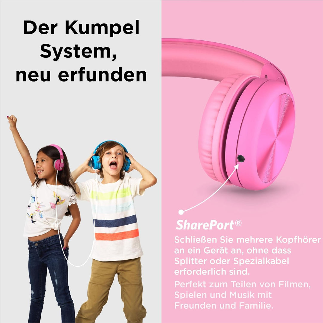 LilGadgets Connect+ Pro Kinderkopfhörer für die Schule – für den Komfort von Kindern entwickelt, fal