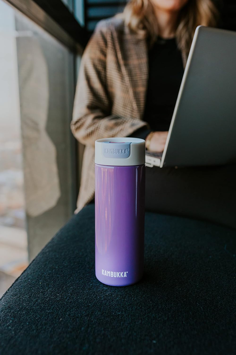 Kambukka - Thermobecher 500ml - Modell ""OLYMPUS VIOLET"" - Thermobecher/Kaffeebecher to go: Easy cl