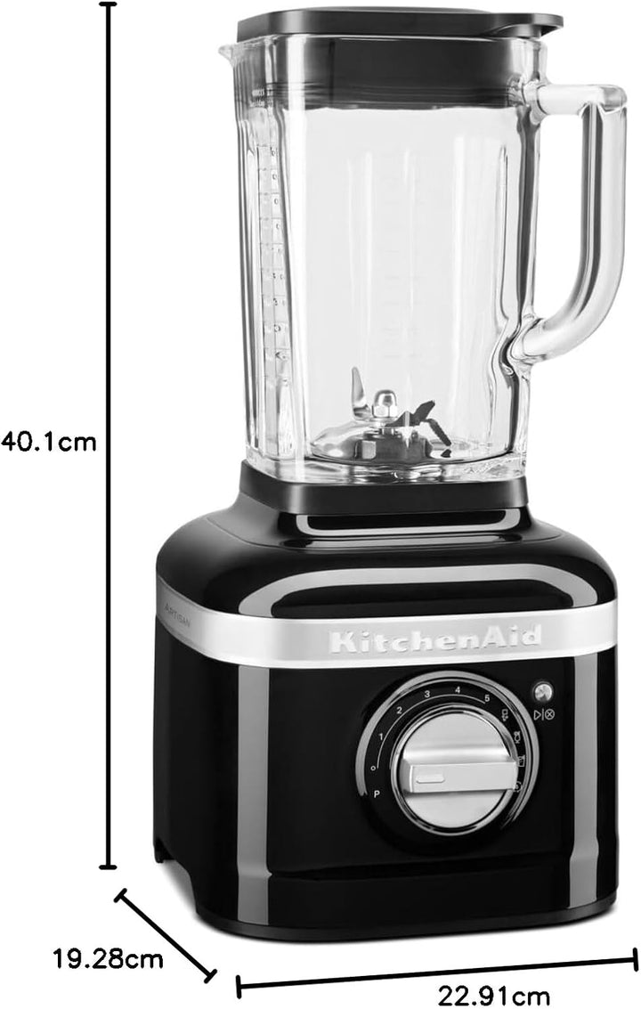 KitchenAid Standmixer mit 1,4 L Glaskrug - Artisan - Kompakter Hochleistungsmixer 1200 W - Food Proc