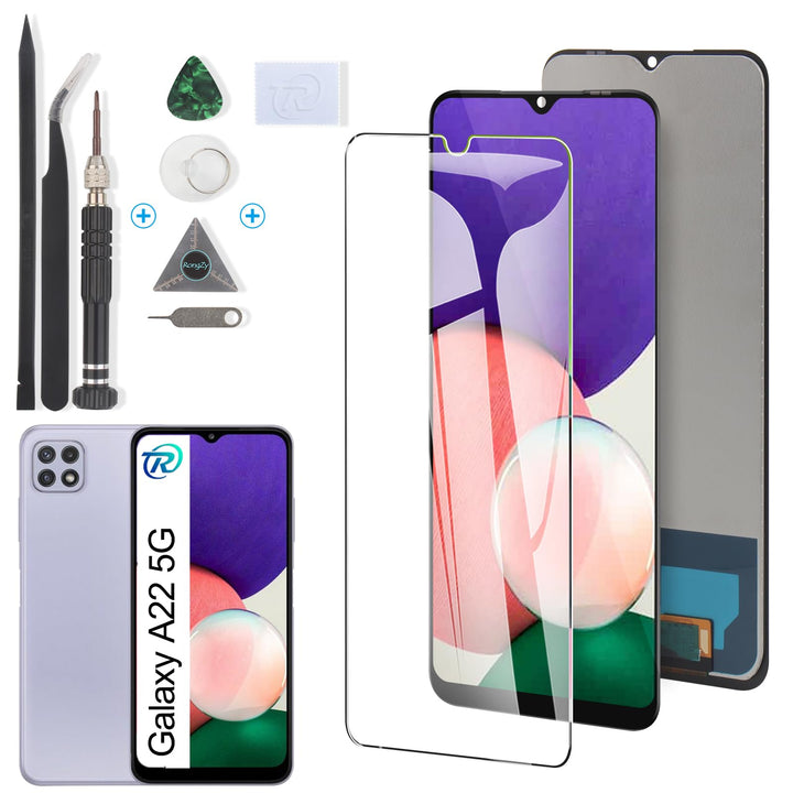 RongZy Ersatz Display Kompatibel für Samsung Galaxy A22 5G A226 Touchscreen Bildschirm Digitizer Gla