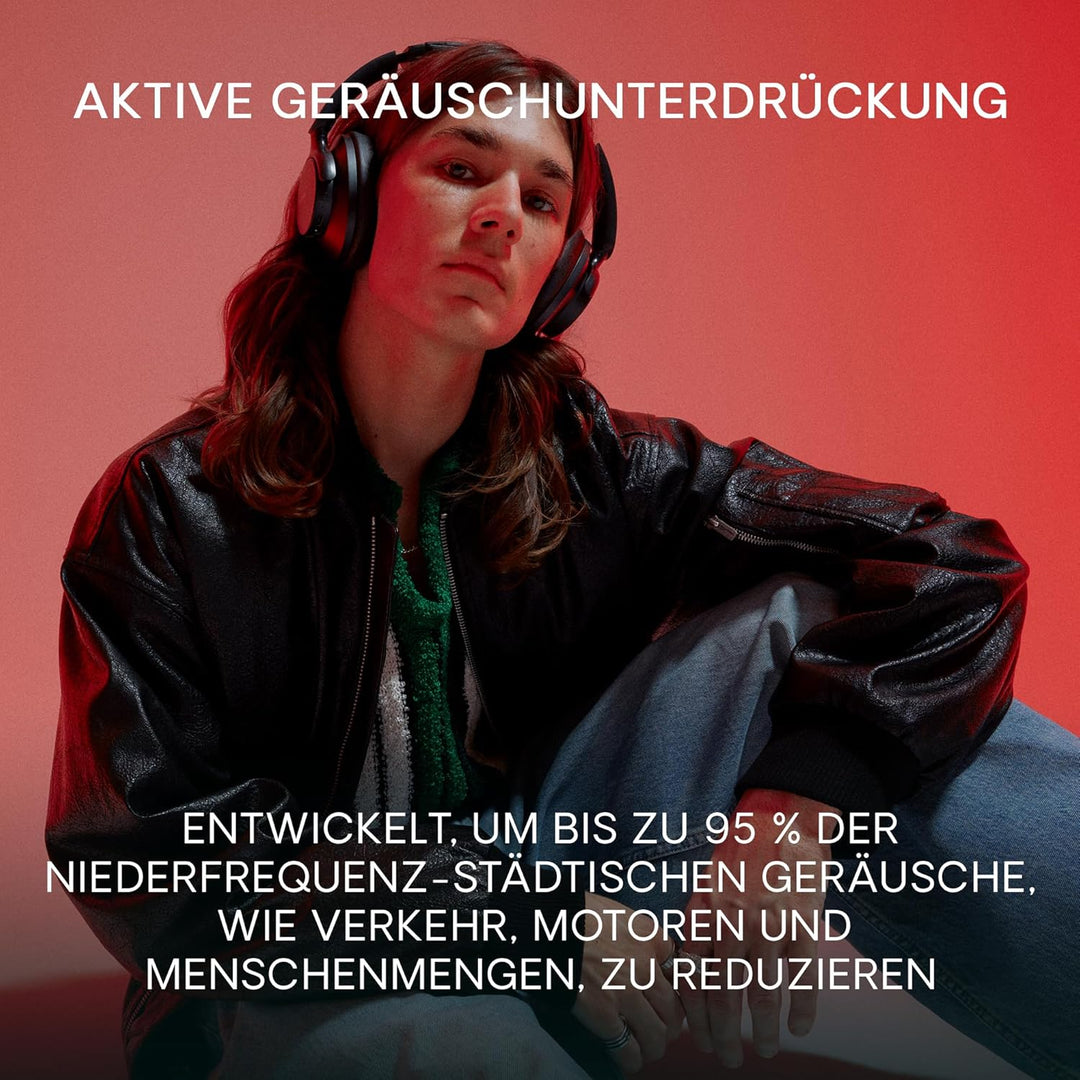 Urbanista Valencia Bluetooth Kopfhörer Over-Ear, Active Noise Cancelling Kopfhörer, Kopfhörer Kabell