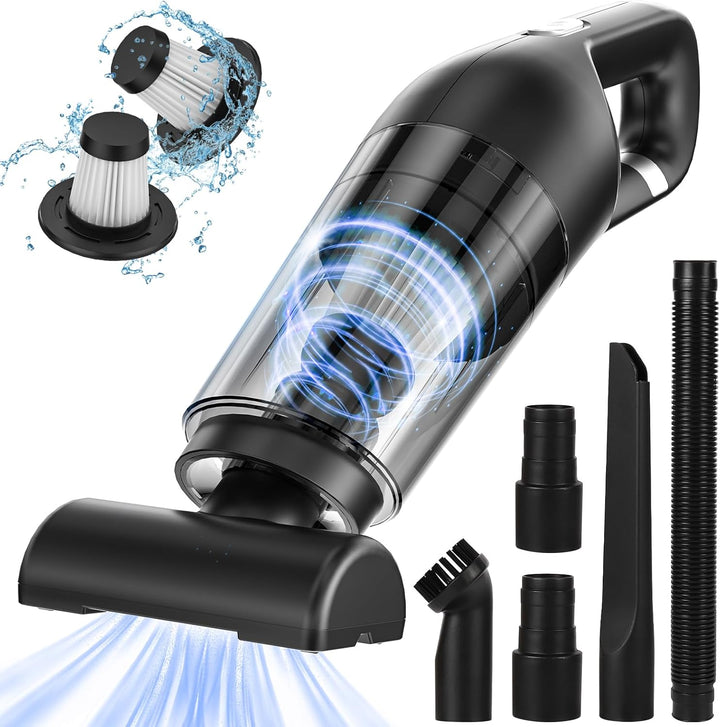 Czemo Handstaubsauger Akku 9000Pa Autostaubsauger Stark Staubsauger Kabellos Tragbarer Handsauger US