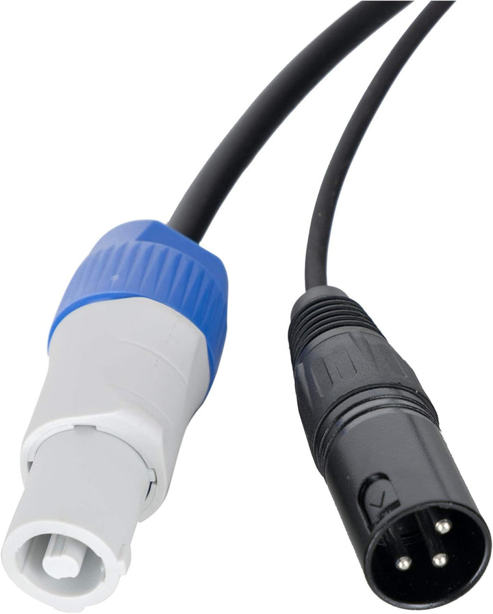 Pronomic Stage PPD-5 Hybridkabel Powerplug/DMX 10m (ideal zur Verkabelung von Lichteffekten & Bühnen
