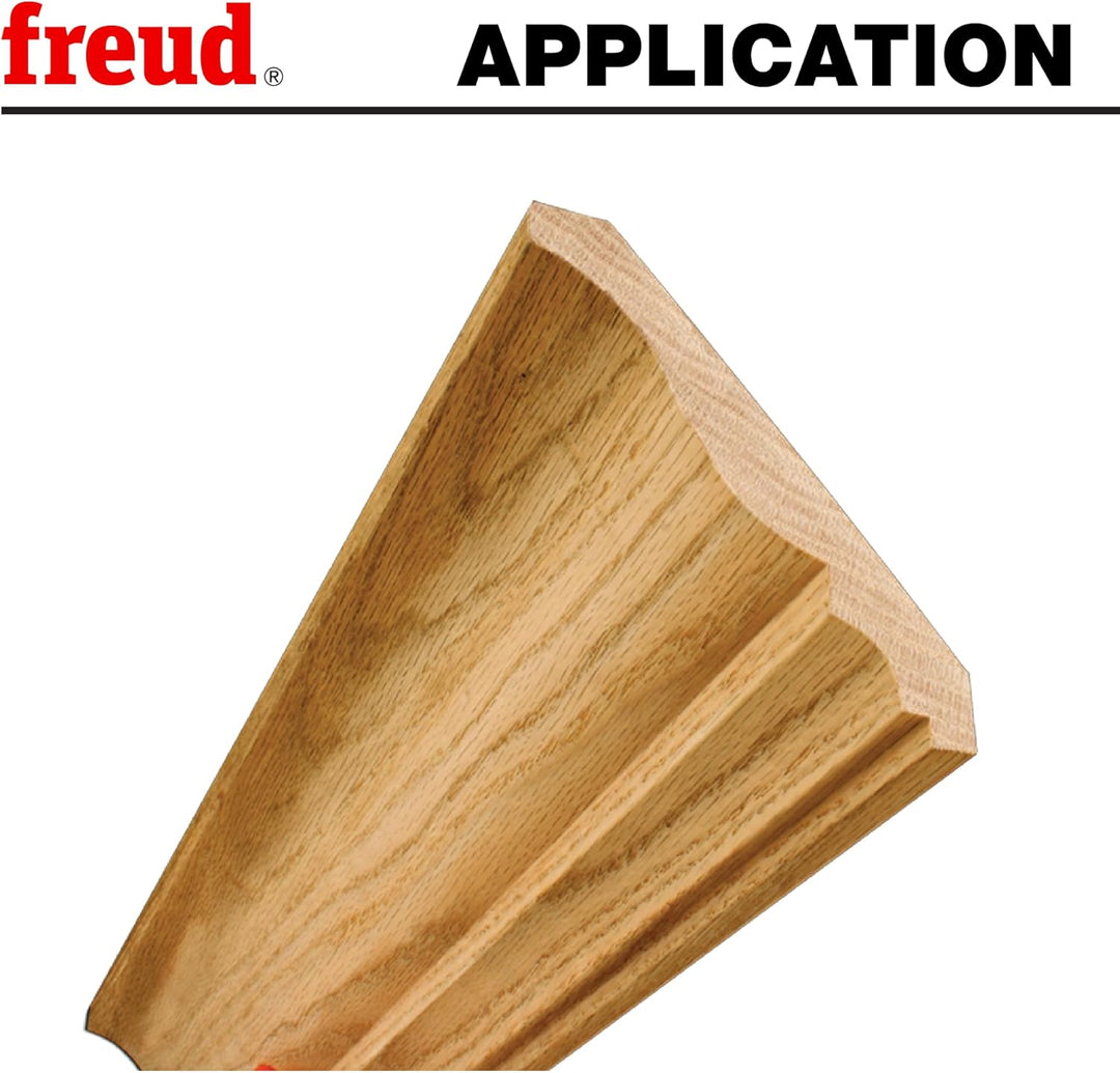 Freud 99–001 1/2 to 1–1/4-Zoll Tür Lip Router Bit mit 1/2 Zoll Schaft, 99-416 Form-Oberfräsen-Einsat