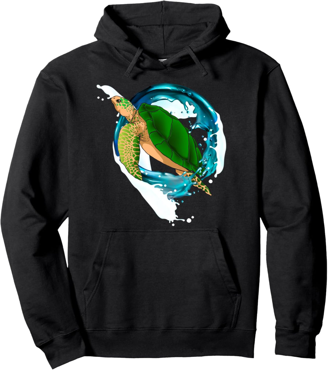 Tierschutz Meeresbewohner Aquarium Ozean Tier Schildkröte Pullover Hoodie