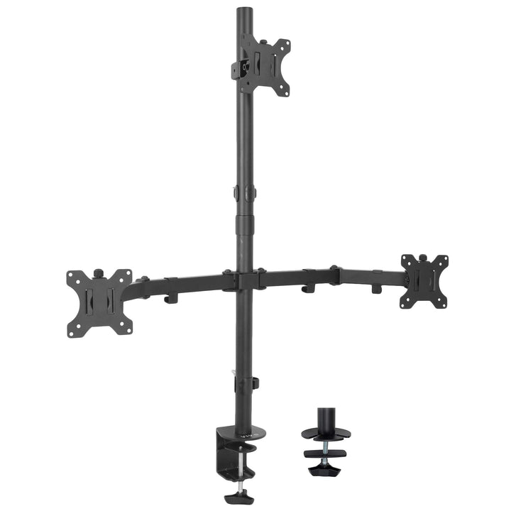 VIVO Dreifach-LCD-Monitor Tischhalterung Heavy Duty Ständer & voll einstellbare 3 Bildschirm bis zu