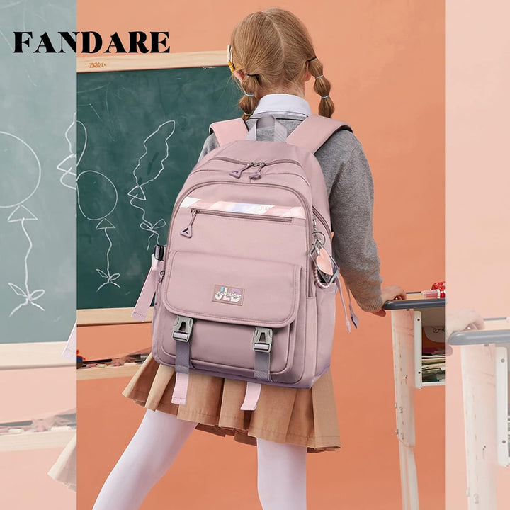 FANDARE Kinderrucksack Schulranzen Schultaschen Jungen Mädchen Schulrucksack Kinder Schultasche für
