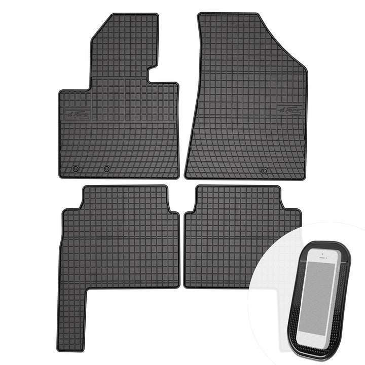 Gummimatten Auto Fussmatten Gummi Automatten Passgenau 4-teilig Set - passend für Kia Sorento II 200