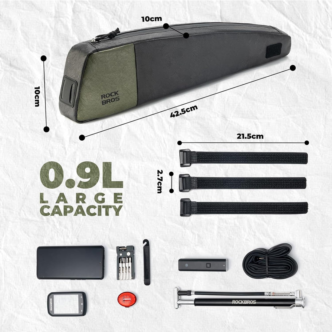 ROCKBROS Fahrrad Rahmentasche Ultraleichte Fahrradtasche, Lenkertasche aus Umweltfreundliches Materi