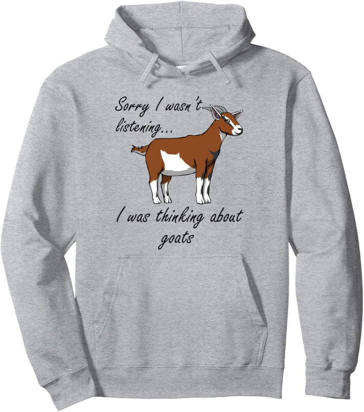 Ironische Ziegen Niedliche Bauernhof Tier Zitat Pullover Hoodie