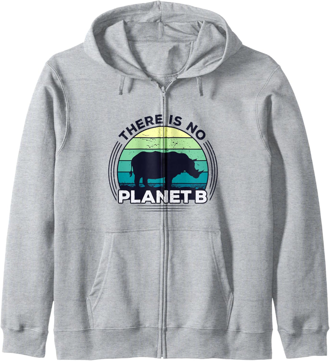 Save The Rhinos There Is No Planet B Earth Day Kapuzenjacke