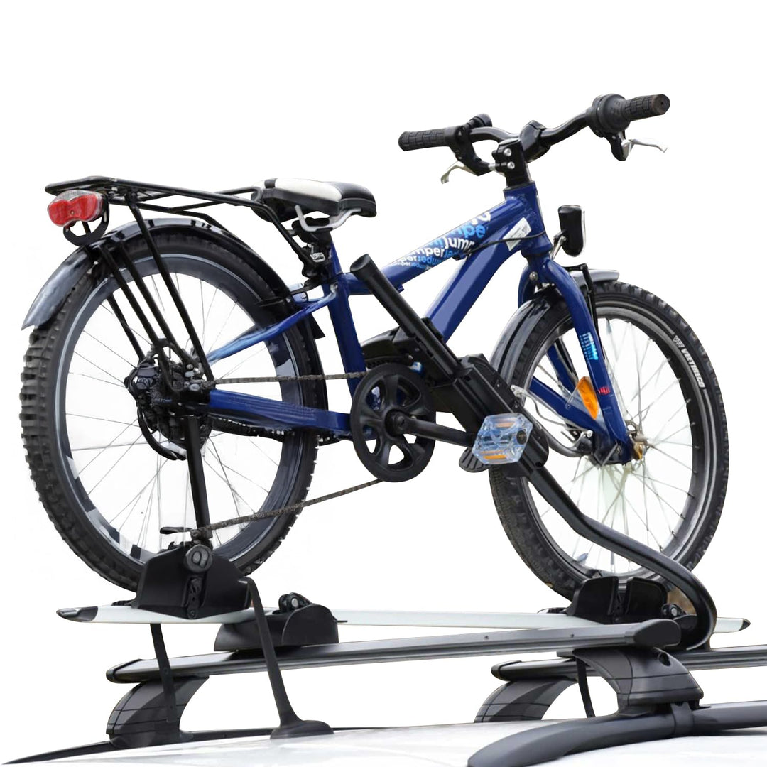OMAC Fahrradträger P-Style Dachfahrradträger kompatibel mit Fahrräder bis 25 kg TÜV Stahl