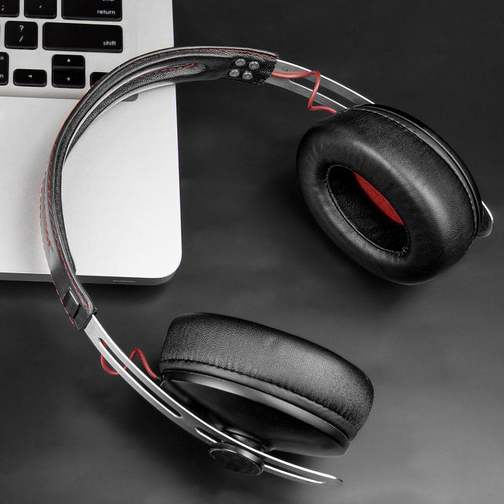 SOULWIT Lammfell Ersatzpolster Ersatz Ohrpolster für Sennheiser Momentum 1.0 Over/Around Ear Kopfhör