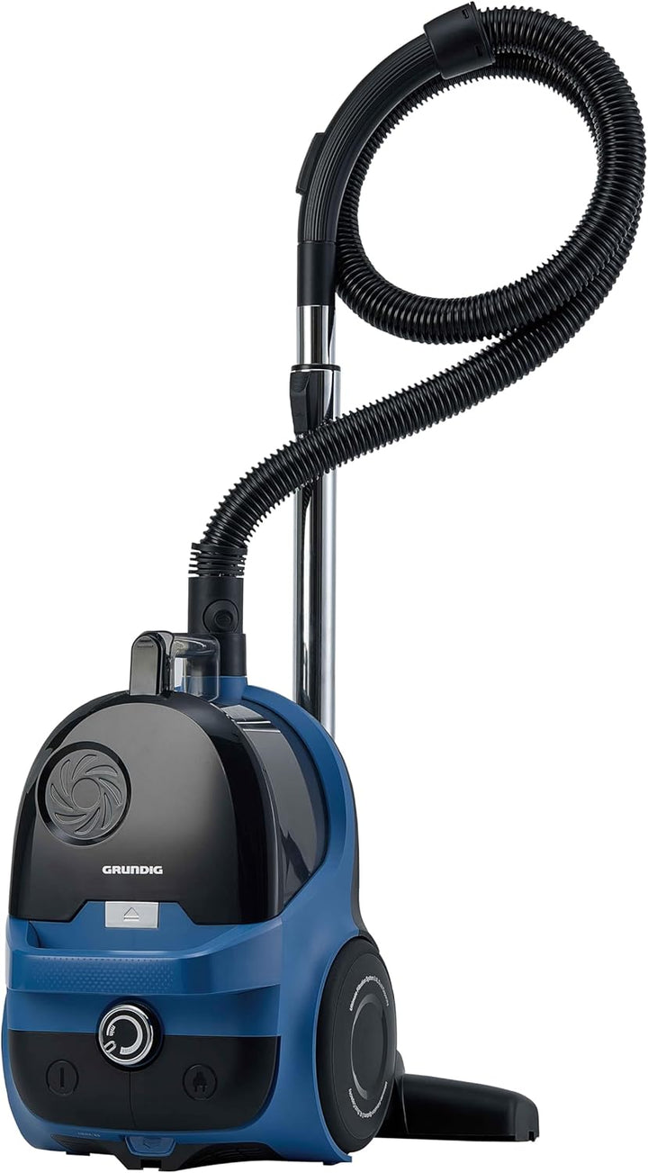 Grundig VCC 6570, Bodenstaubsauger, Blau/Schwarz, 890 W, 3.4 liters