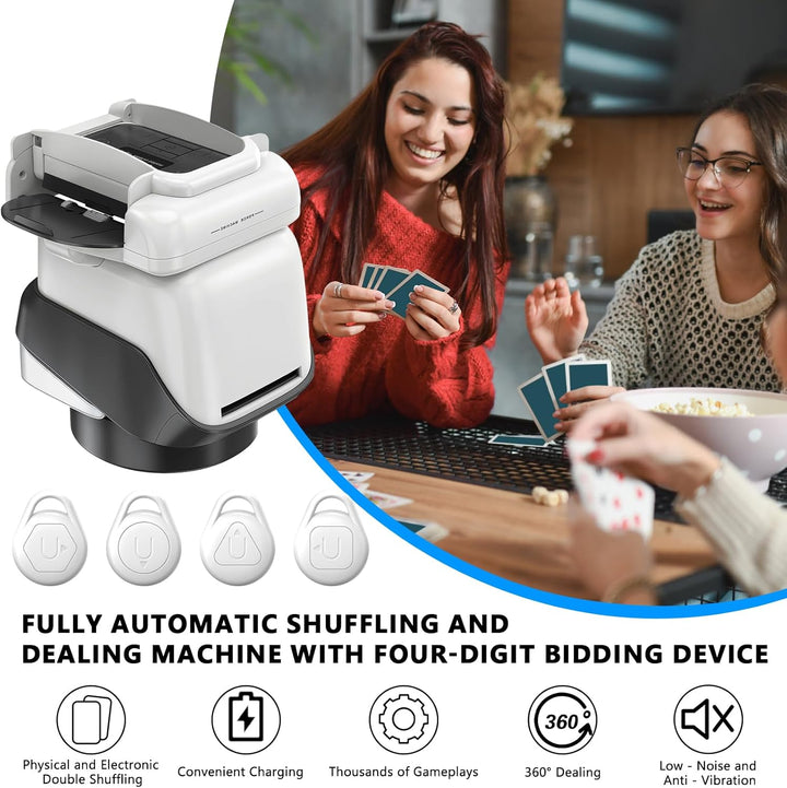 Automatischer Karten Austeiler mit Ver Anrufern, Automatischer Kartenmischer Elektrisch Kartenmischm