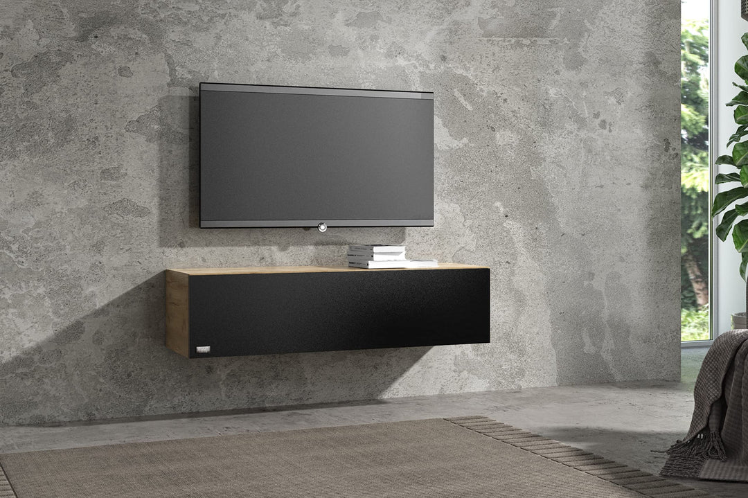 Wuun® TV-Lowboard Somero I 100cm bis 360cm I TV-Schrank & Hängeschrank für Wohnzimmer I Verschiedene