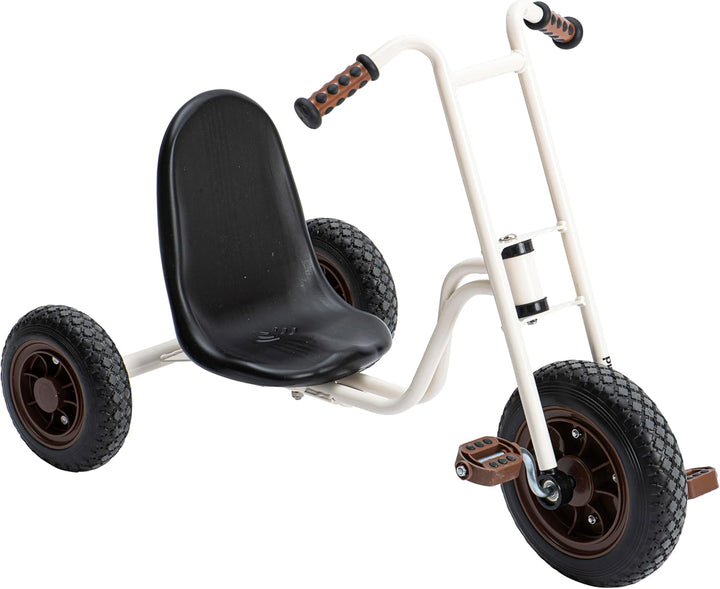Betzold Ersatzrad für Dreirad Cruiser - Vorderrad mit Pedalen und Eva-Bereifung Braun Schwarz, Braun